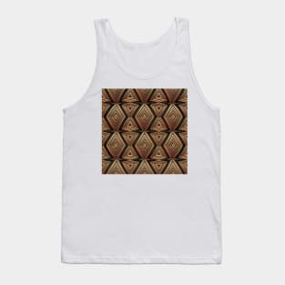 3-D Metallic Pattern Tank Top